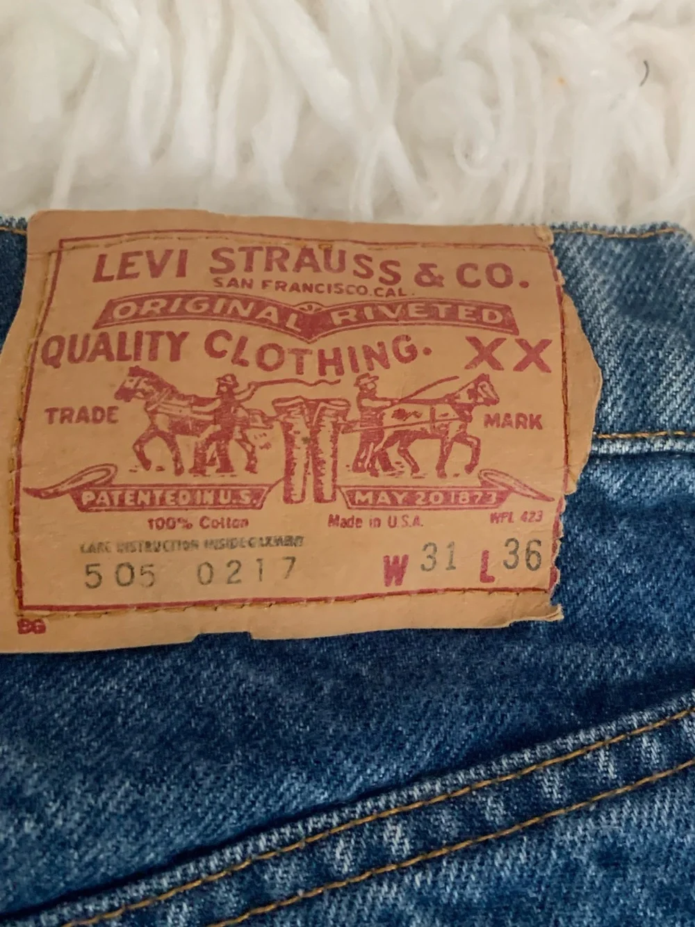 Levi's Vintage 505 Denim Jeans Blue Size 31